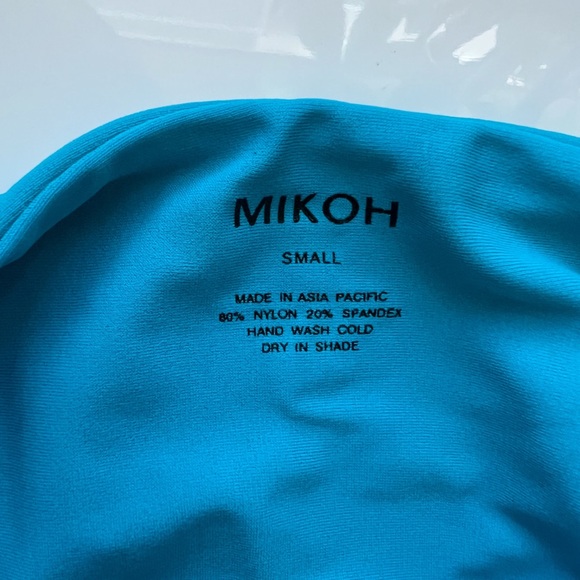 Mikoh Cayman Bikini Bottoms in Ocean Blue - Picture 7 of 7